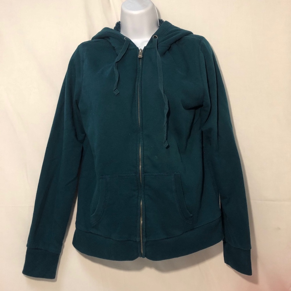 SONOMA LIFE + STYLE Plush Teal Zip Up